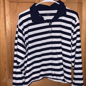 american eagle long polo